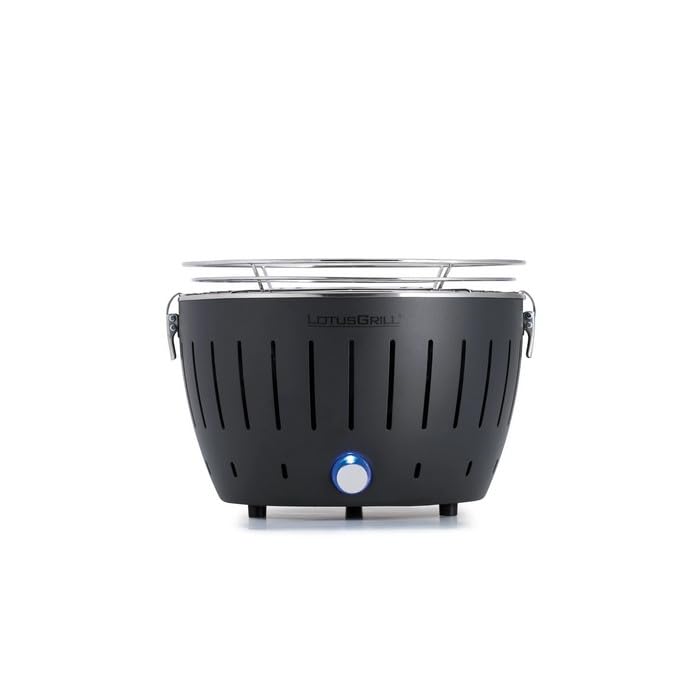 LotusGrill Classic Nero | Babrecue con batterie e alimentazione USB 35x23,4