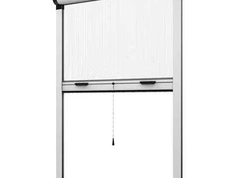 Zanzariera a Rullo Verticale Riducibile Fai da Te 100×160 Bianco