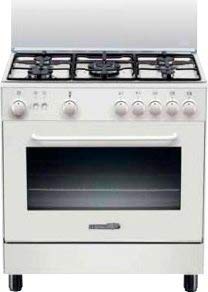 Bertazzoni La Germania Stile S85 cucina a gas piano nero e bianco