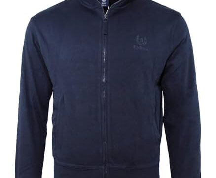 Be Board Felpa 100% Cotone con Zip Intera e Tasche Art. 9114