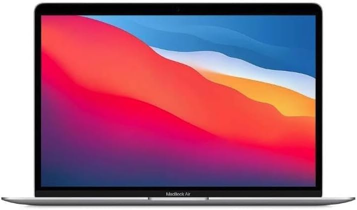 2020 Apple MacBook Air con Apple M1 Chip (13-pollici, 8GB RAM, 128GB SSD) (QWERTY Inglese) Argento (Ricondizionato)