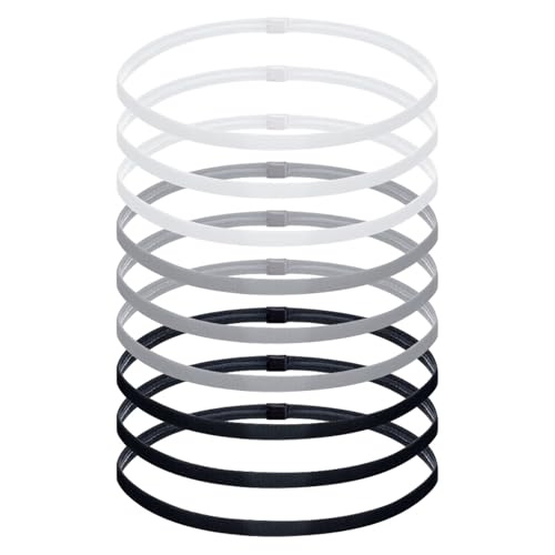 Chiluxendo Fasce Capelli Sottili Antiscivolo - Set 9 Pezzi