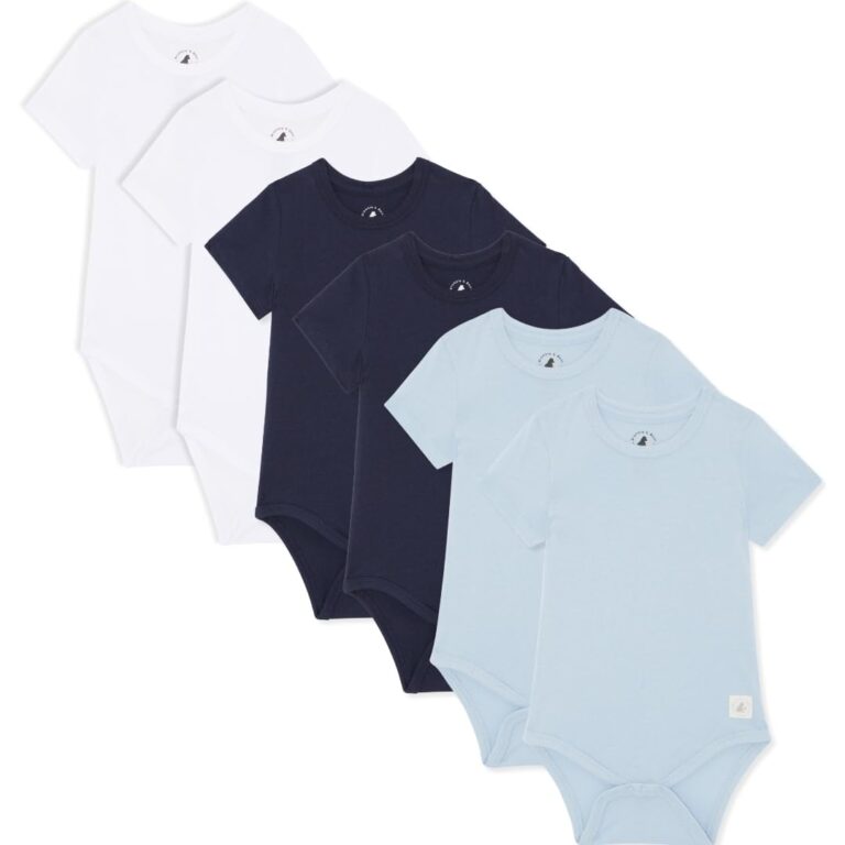 Bramble & Bear Body Manica Corta Neonato in Cotone Biologico (3 o 6 pz)