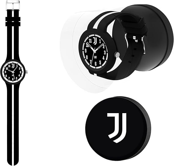 Seven Orologio da polso JUVENTUS per ragazzi in silicone, Prodotto ufficiale, Calcio, Idea regalo bambini e adulti