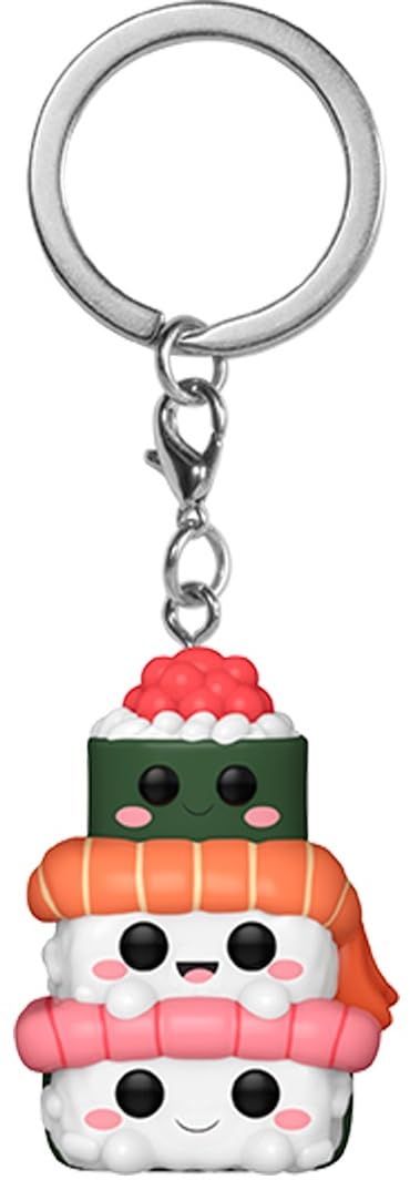 Funko POP! Keychain: Funko Foods - Sushi Trio - Figura in vinile da collezione - Idea regalo - Prodotto ufficiale - Giocat...