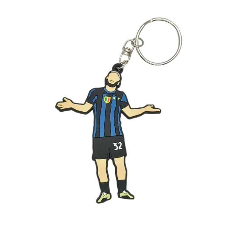 Shop and Solve Portachiavi CELEBRATIVO con Scudetto e stelle super rifinito 8cm maglia neroazzurra idea regalo per tifosi ...