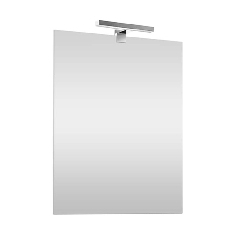 Inbagno Specchio con Luce LED Cromata Reversibile 30 cm