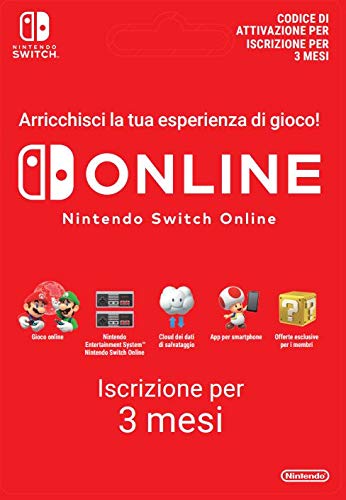 Nintendo Switch Online - Abbonamento 3 mesi (codice download)