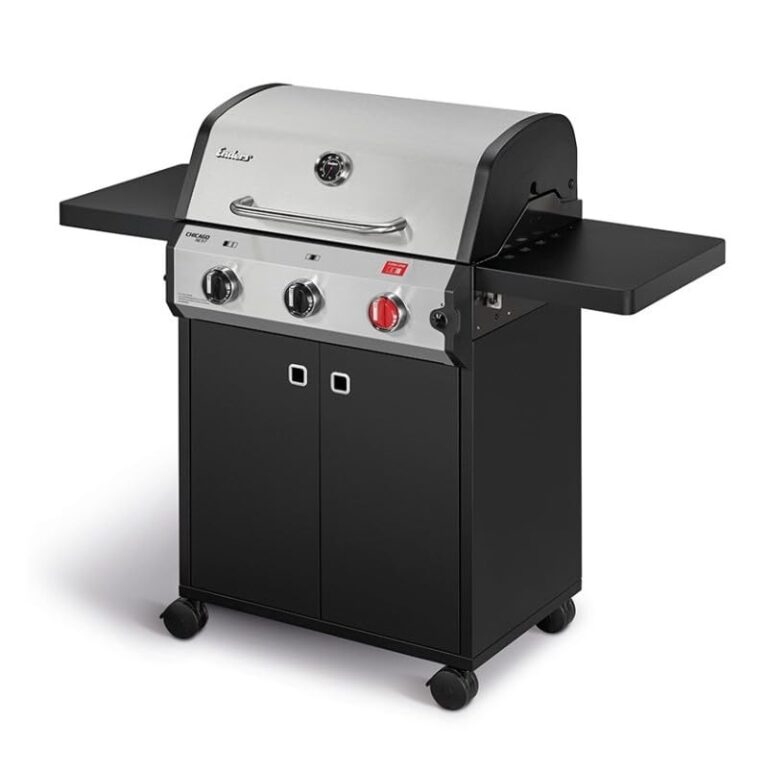 Enders - Barbecue a gas Chicago Next 3 R Turbo - 3 bruciatori di cui 1 Turbo Zone - Superficie di cottura Switch Grid, 60 ...
