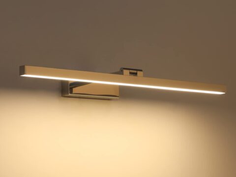 Klighten Applique LED specchio bagno 60cm girevole 18W IP44