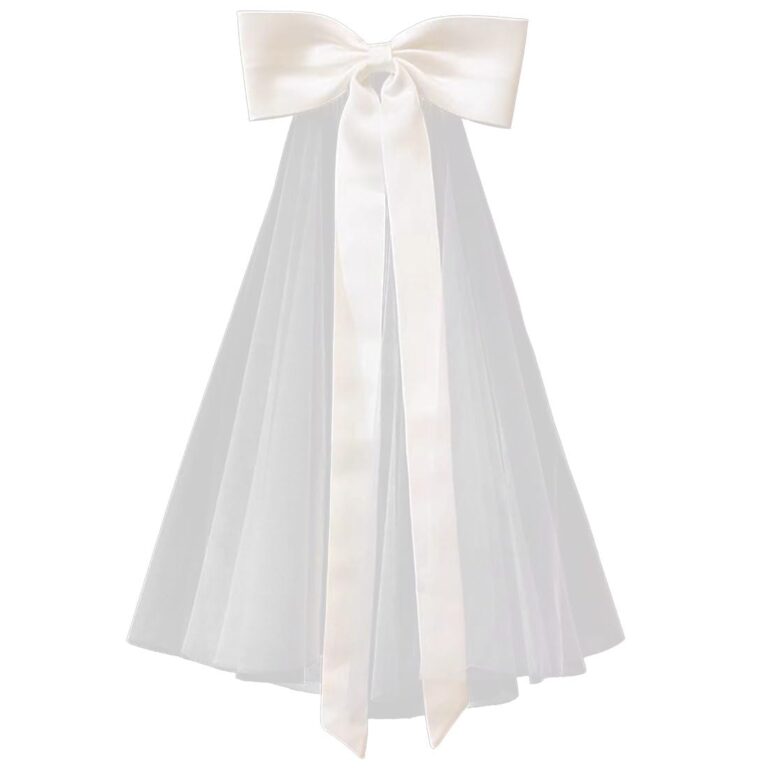 LuLiyLdJ Velo Sposa Addio al Nubilato in Tulle Bianco Elegante