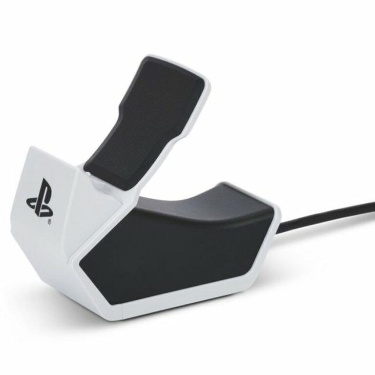 Stazione di ricarica PowerA singola per il controller wireless DualSense - Bianco, Ricarica del controller DualSense, Rica...
