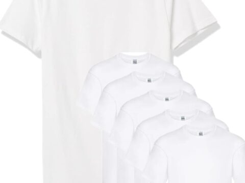 Intimo College Maglietta Intima Uomo 100% Cotone Pettinato Made in Italy