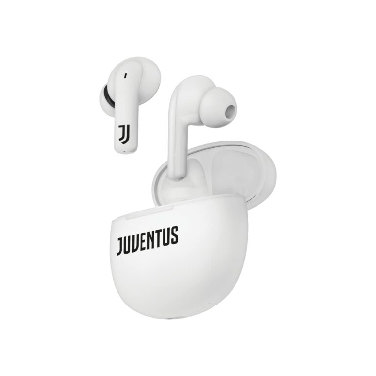 Touchbuds Juventus Ufficiali – Auricolari Wireless Bluetooth con Comandi Touch e Custodia di Ricarica – Compatibili con Sm...