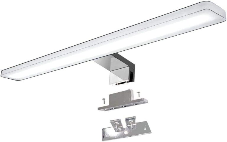 YIQAN Lampada LED da Specchio 30 cm 8W 4000K con Morsetto