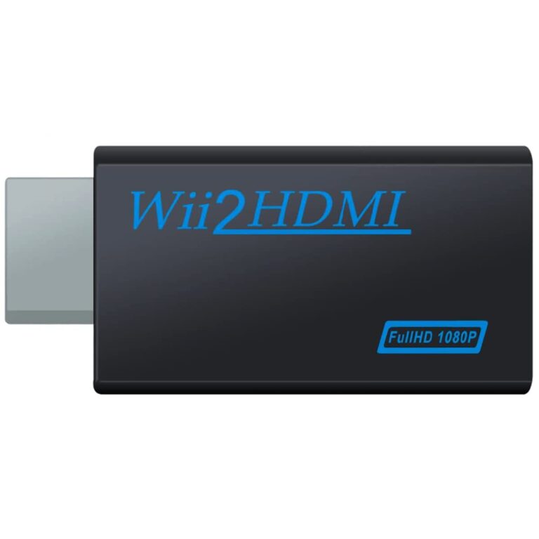 Adattatore HDMI per Nintendo Wii, convertitore Full HD 1080P con audio