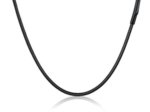 FaithHeart Catenina Uomo Catena Serpente Acciaio 2 mm, 40–70 cm