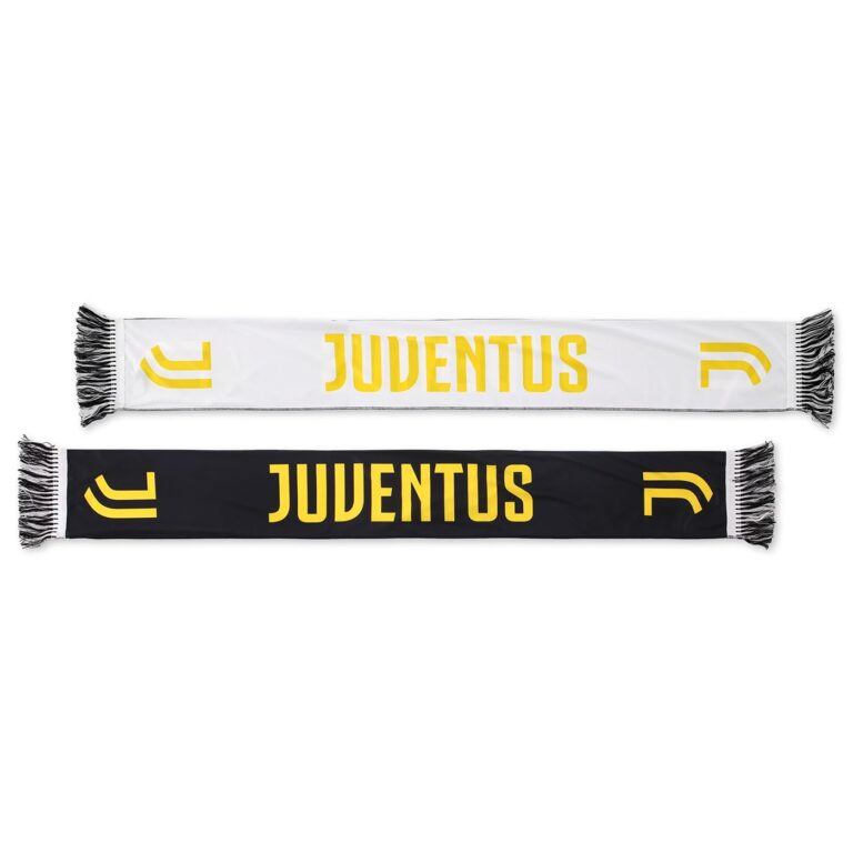 Juventus sciarpa raso double face ufficiale per tifosi