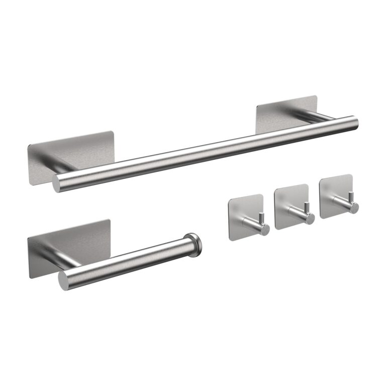 Ibergrif Set Accessori Bagno Adesivi 5 pezzi