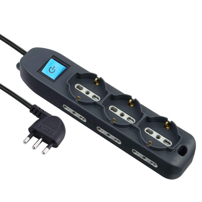 Electraline 62019 Multipresa 9 posti Schuko e bivalenti cavo 1,5 m