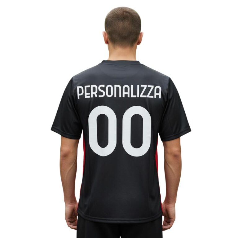 AC Milan Maglia Personalizzabile con Il Tuo Nome o Tuo Giocatore Preferito Replica Ufficiale 202...