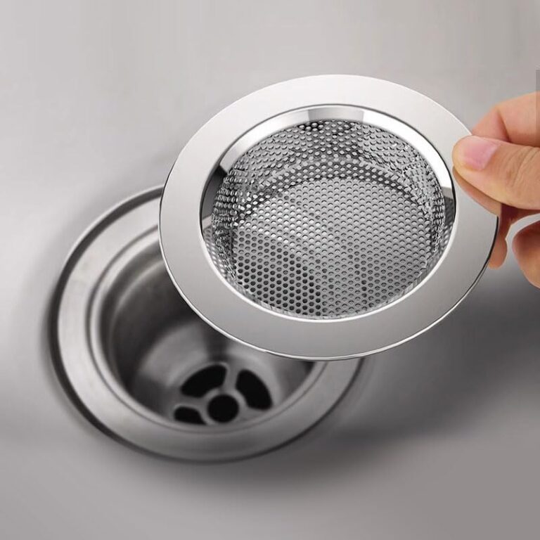Filtro Lavello in Acciaio Inox per Scarico Cucina – Set da 2 Pezzi