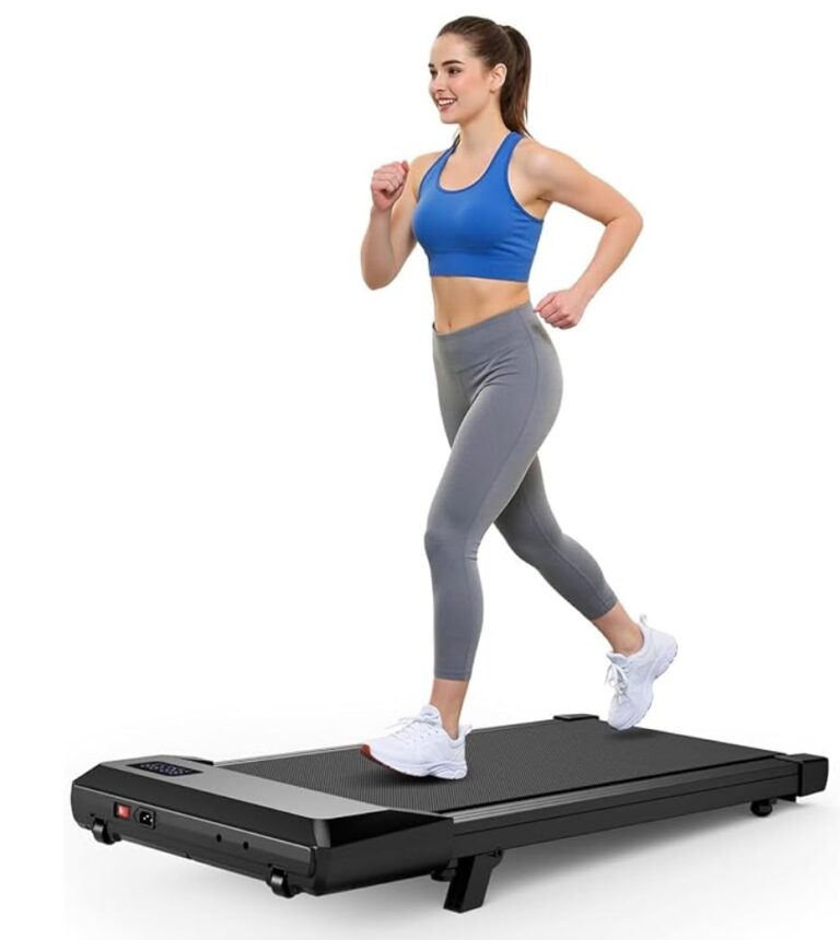 Superun Raceable Walking Pad Suitable for High-Tech Machines, 159 kg Capacity Desk Treadmill, Treadmill with App Control w...