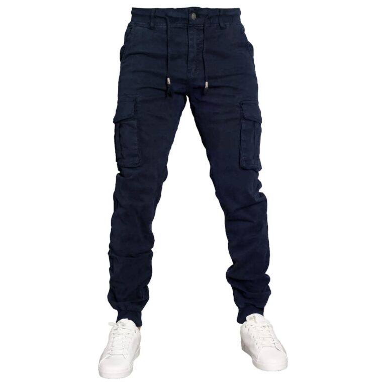 Toocool Pantaloni Cargo Uomo in Cotone con Tasconi Laterali