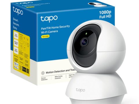 Tapo C200C Telecamera Wi-Fi Interno FHD 360° con Audio Bidirezionale