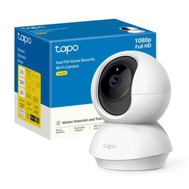 Tapo C200C Telecamera Wi-Fi Interno FHD 360° con Audio Bidirezionale