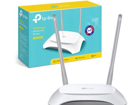 TP-Link TL-WR840N Router Wi-Fi N300 con 5 porte LAN