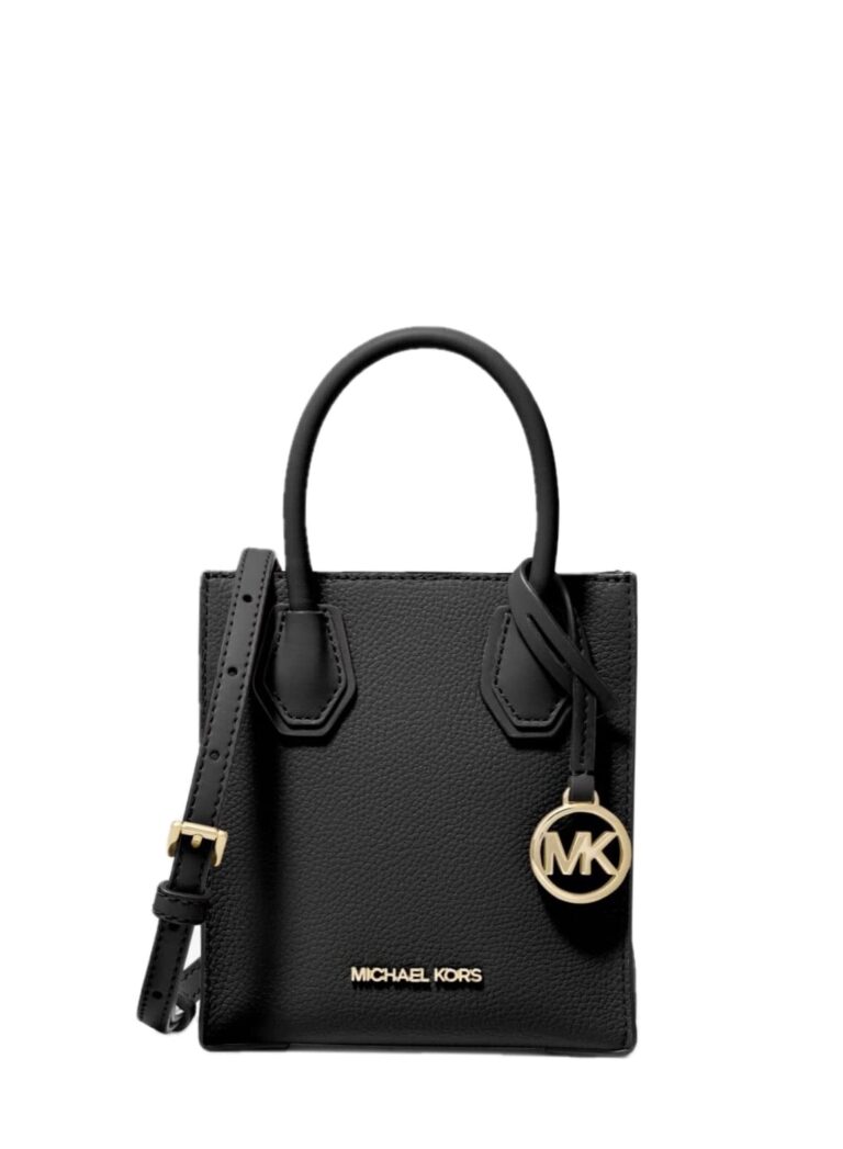 Michael Kors Mercer, Borsa a tracolla extra piccola in pelle martellata