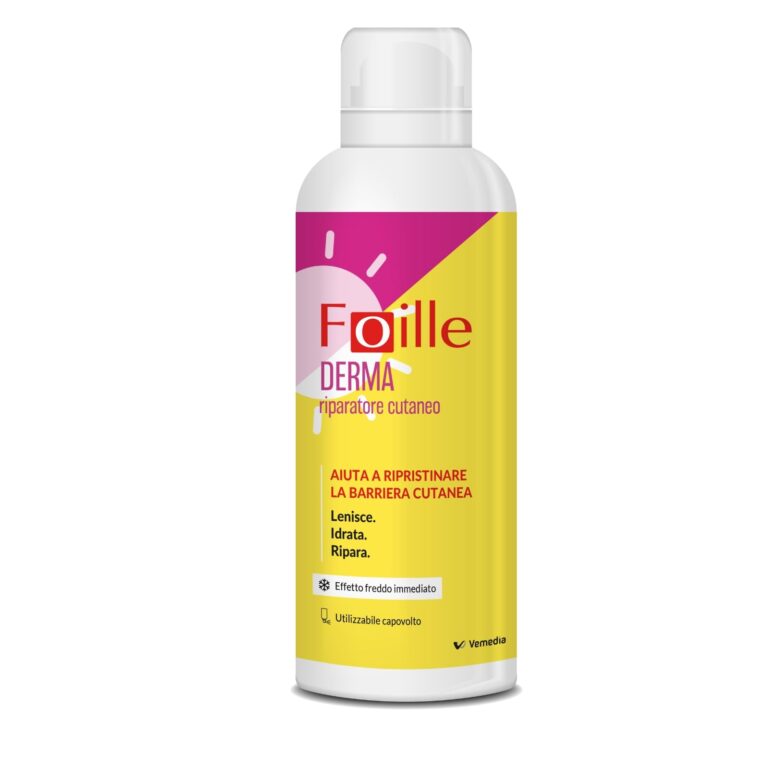 Foille Derma Spray Doposole Lenitivo con Aloe Vera, Pantenolo e Acido Ialuronico, Idratante e Rinfrescante per Pelle Scott...