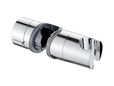 Ibergrif M20404 Supporto Soffione Doccia per Barra Saliscendi Regolabile