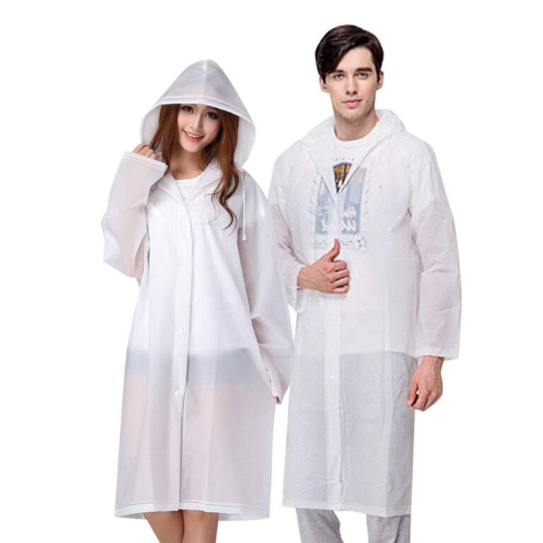 Vicloon Poncho Impermeabile EVA Trasparente - 2 Pezzi Riutilizzabili