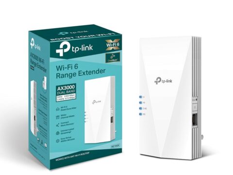 TP-Link RE700X Ripetitore WiFi 6 AX3000 con porta Gigabit