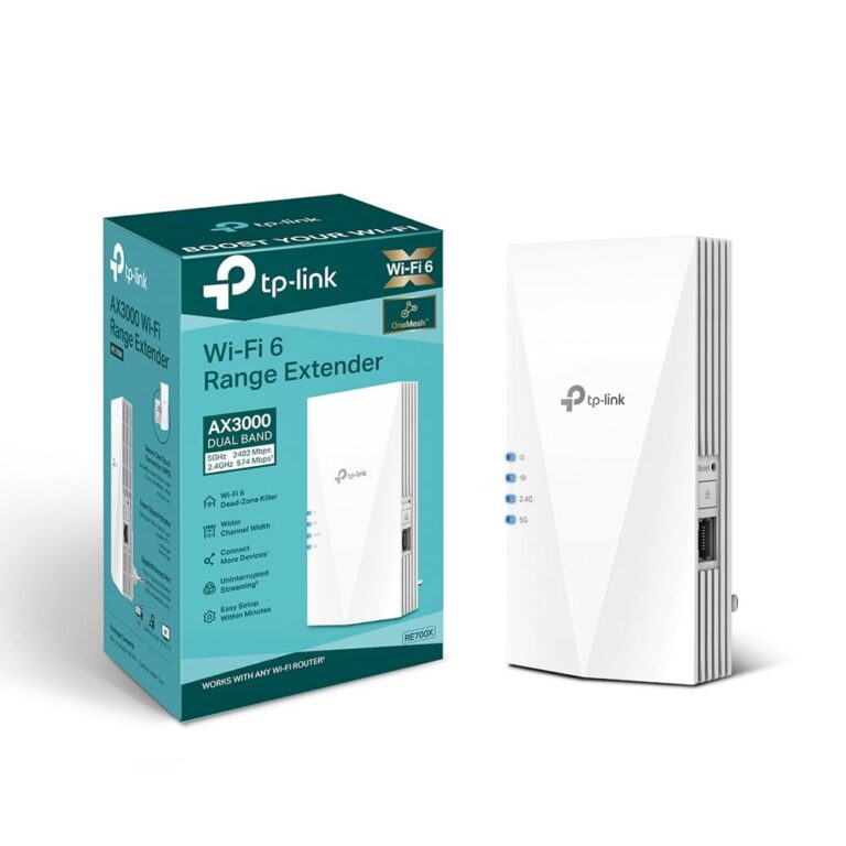 TP-Link RE700X Ripetitore WiFi 6 AX3000 con porta Gigabit