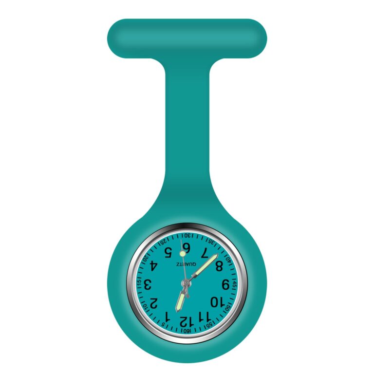 Vicloon orologio per infermieri in silicone con spilla