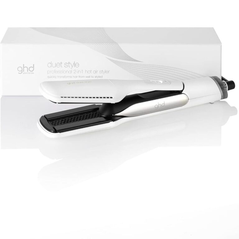 ghd Duet Style 2-in-1 Styler ad Aria Calda – Da Bagnato a Styling Senza Danni da Calore, Capelli Senza Crespo e Più Lucent...