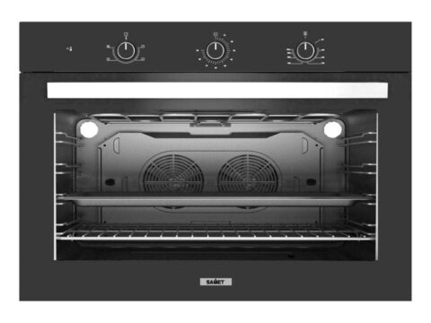 Samet Apollo Forno da Incasso 90 cm Ventilato 100 L Nero Classe A