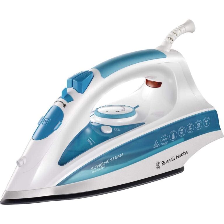 Russell Hobbs Ferro Da Stiro, A Vapore, Colpo Vapore 210 G/Min, Vapore Verticale Per Tende, Piastra In Ceramica Autopulent...