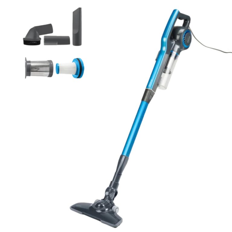 BLACK+DECKER BXVMS600E - Scopa Elettrica con Filo 2 in 1 | 600W | Cavo da 6 m | Potente e Leggera | Sistema Ciclonico | Fi...