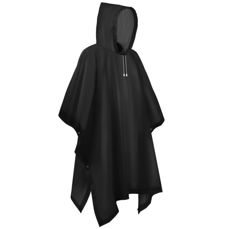 Flintronic poncho impermeabile riutilizzabile EVA con cappuccio