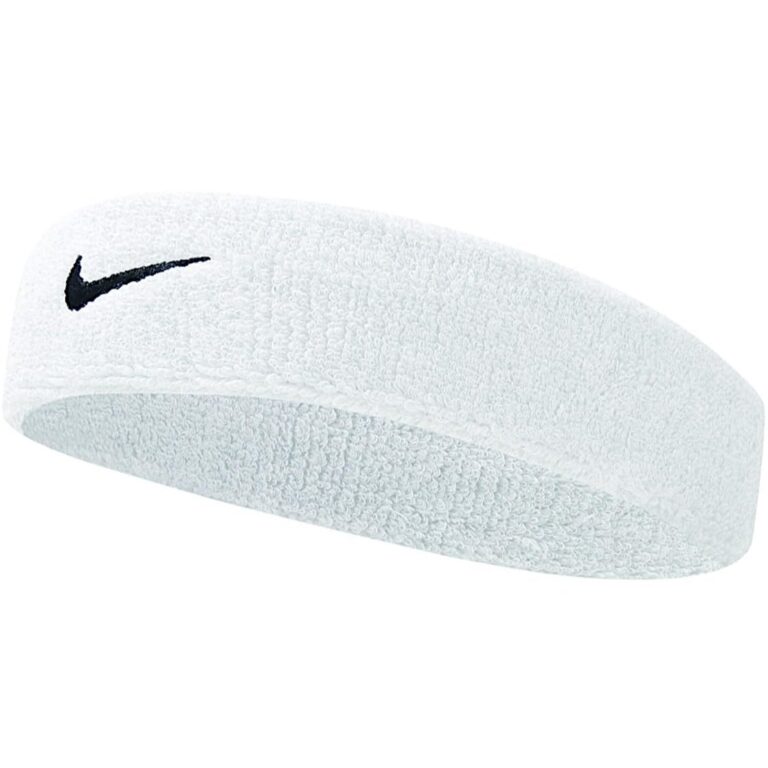 Nike Swoosh Fascia Unisex Bianca e Nera Taglia Unica