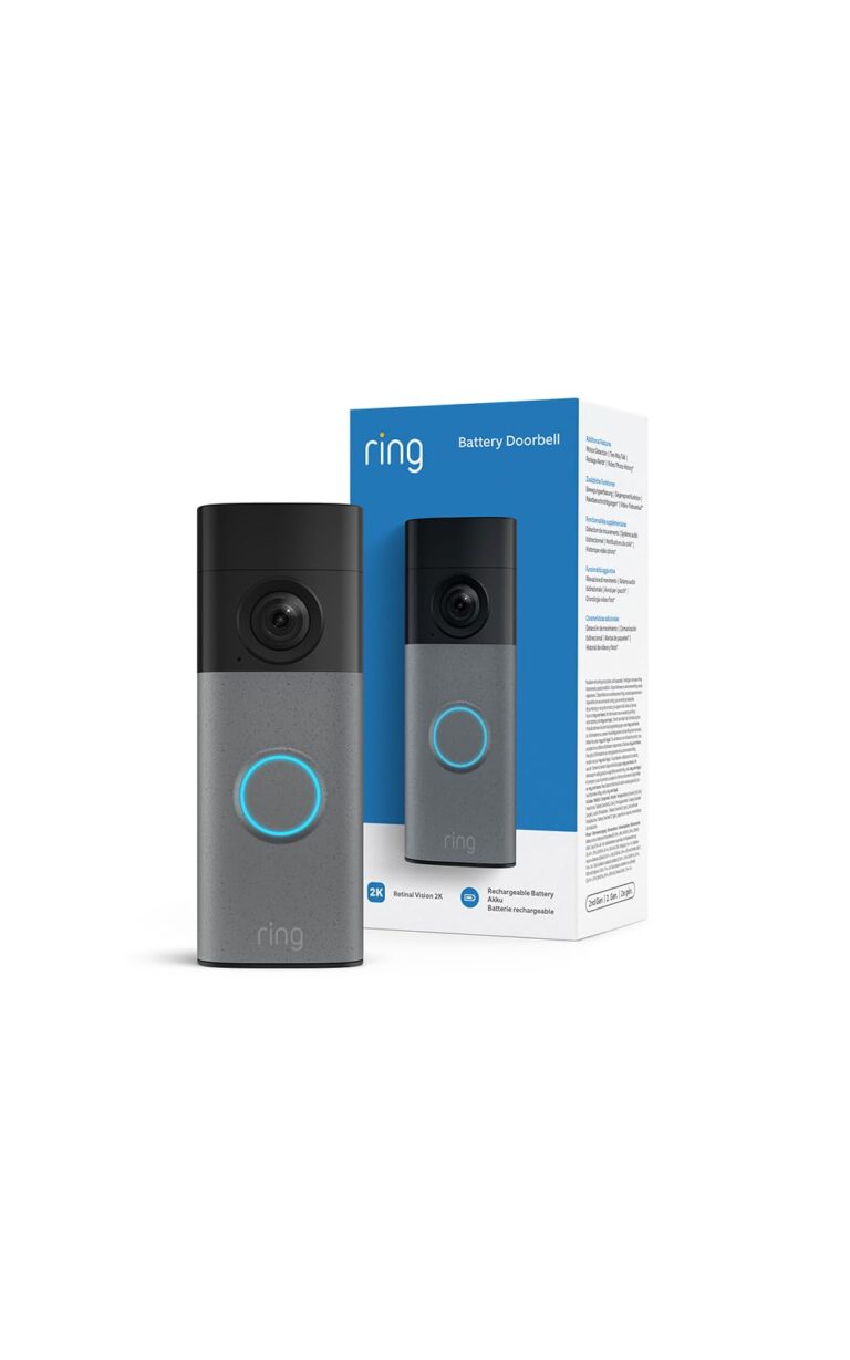 Ring Videocitofono a batteria (Battery Video Doorbell) (ultimo modello) | Campanello telecamera | Retinal 2K | Zoom 6x | B...