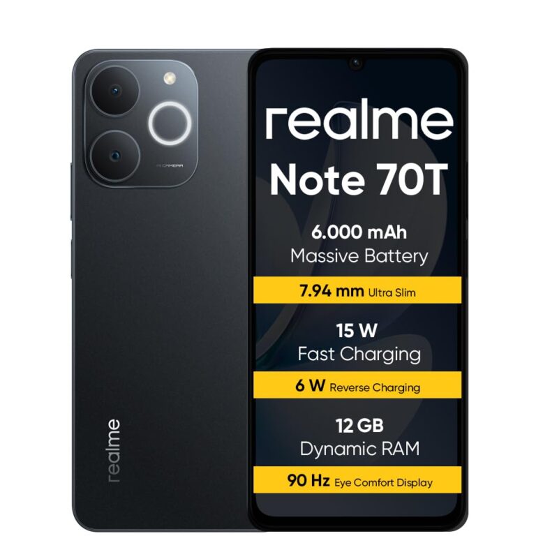 realme Note 70T 4+256GB con batteria 6.000 mAh