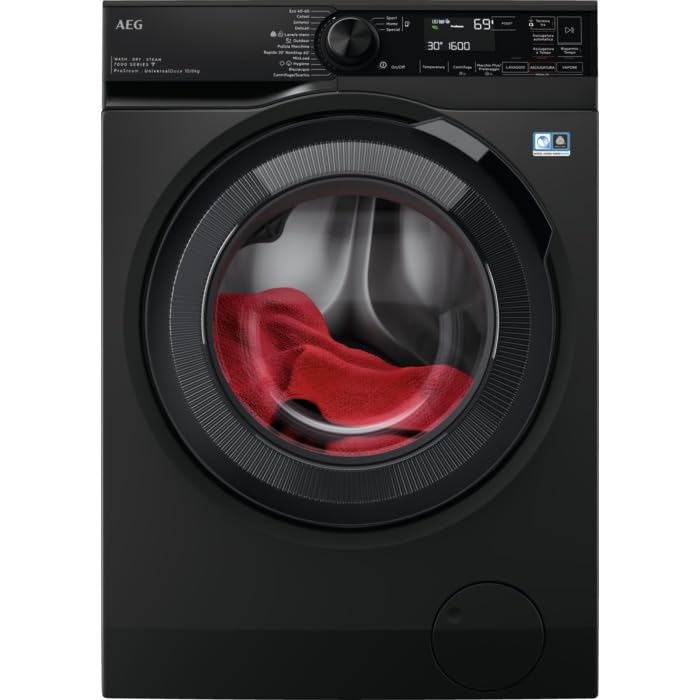 AEG LWR7BLACK Lavasciuga Libera Installazione 7+4 kg Nera