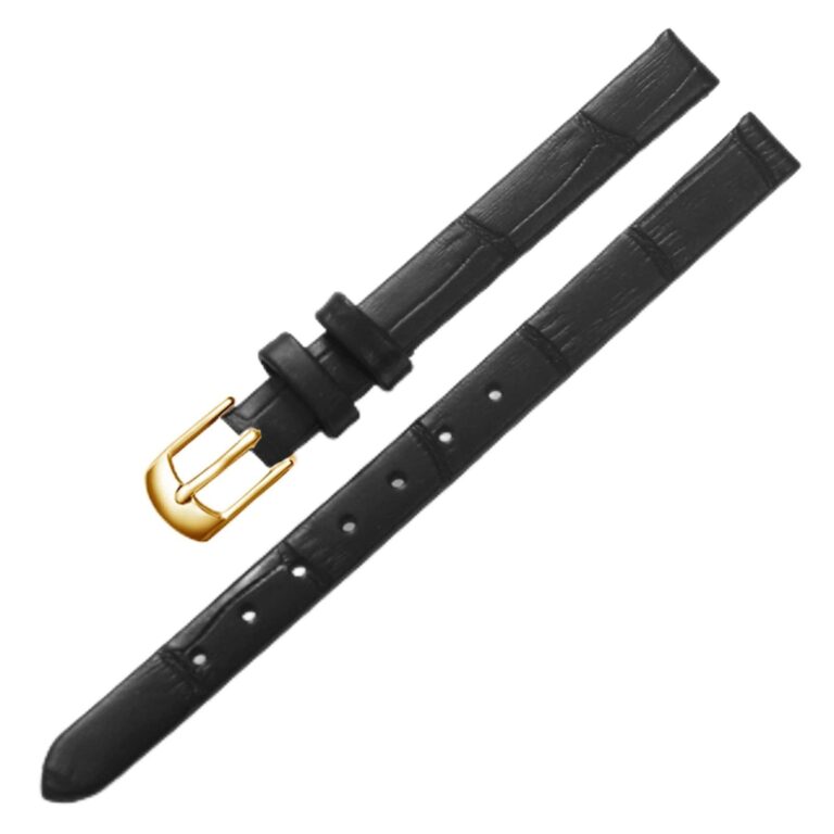 Cinturino in pelle pregiata con chiusura oro rosa da donna