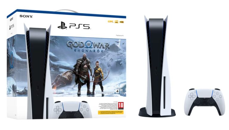 Sony PlayStation 5 Standard bianca - bundle God of War Ragnarok