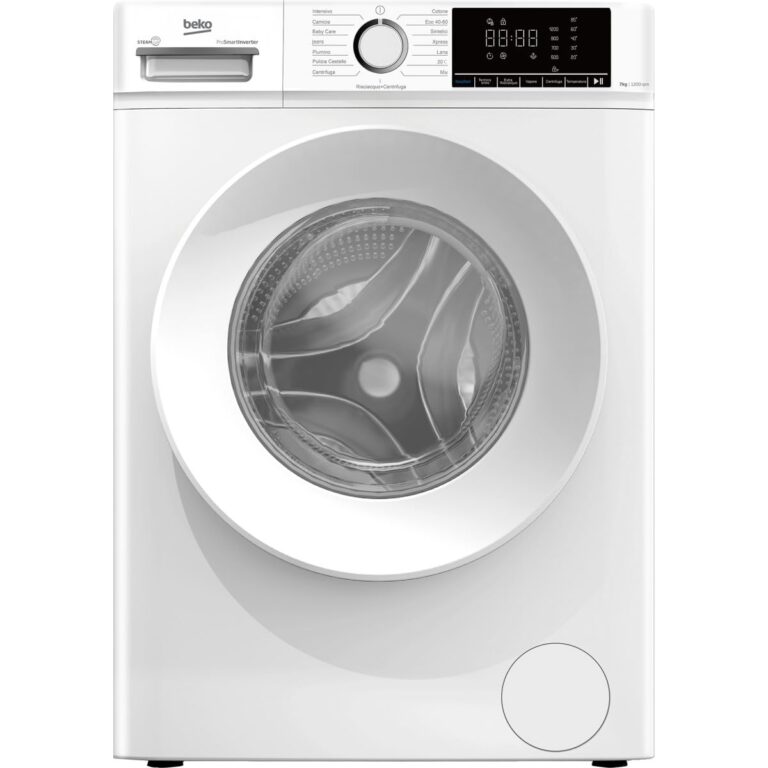 Beko BMX7126DW Lavatrice 7 kg Motore Inverter Classe A 1200 giri